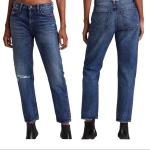Hudson Jessi Relaxed Cropped Boyfriend Jeans 30